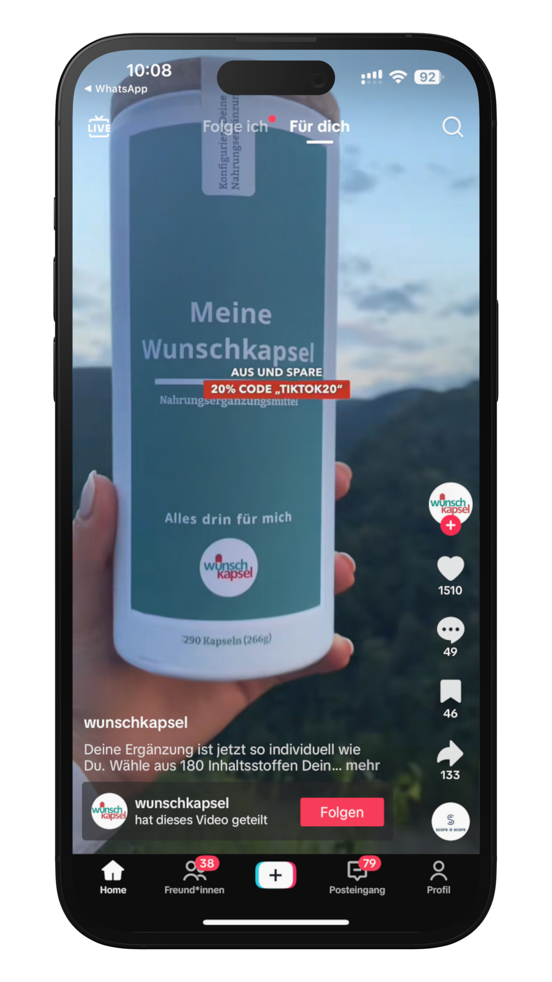 iPhone Referenzen Wunschkapsel